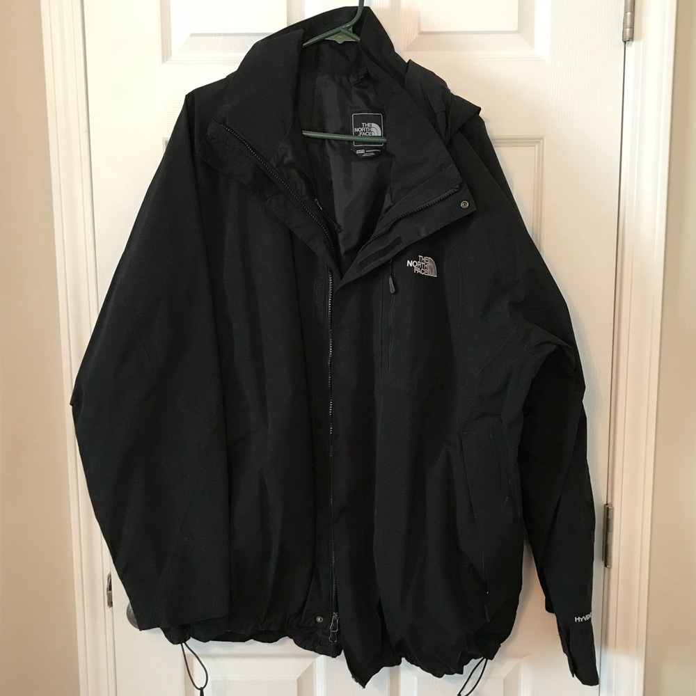 XXL North Face ski jacket shell with fleece zip in